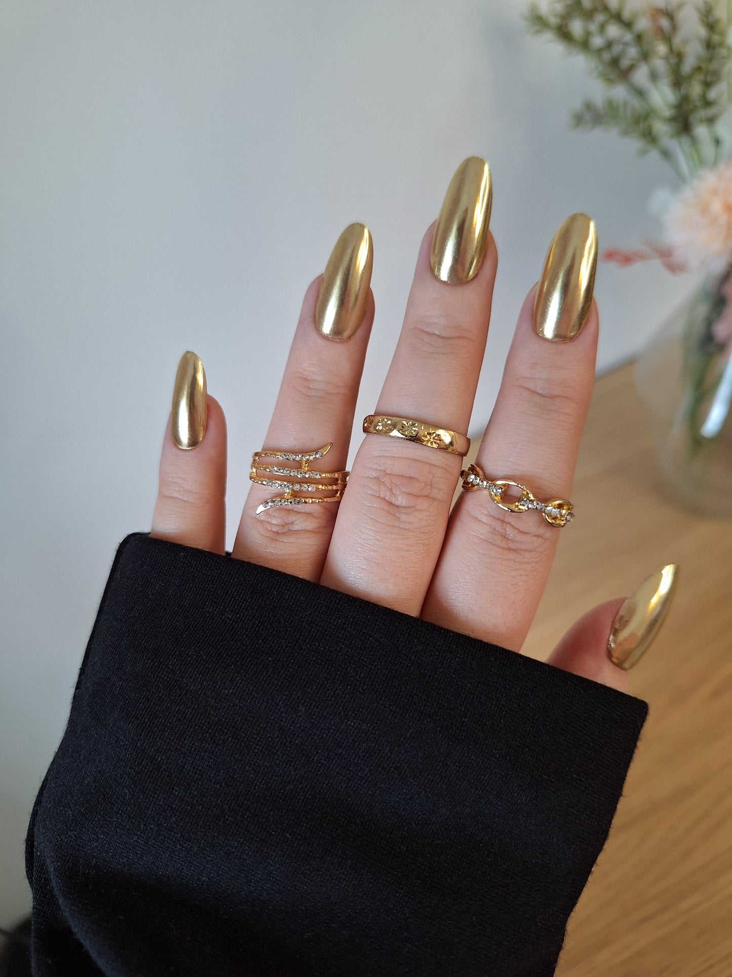 Gold chrome