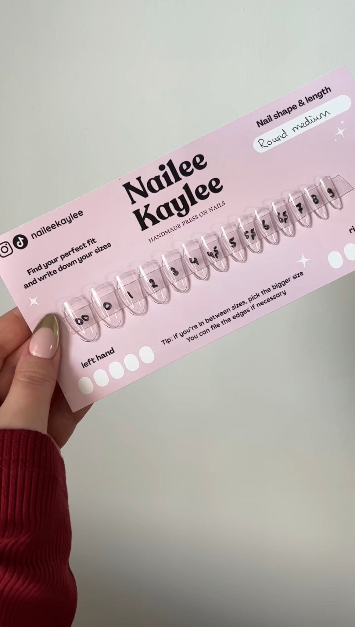 Sizing kit