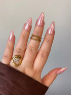 Soft pink chrome