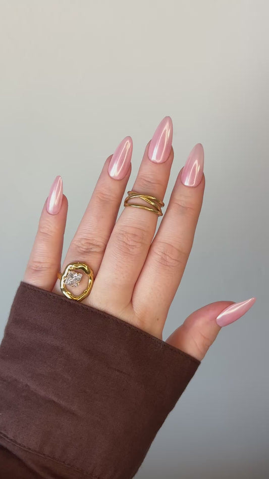 Soft pink chrome
